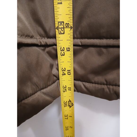 Fingerhut Arctic Parka Jacket Men's L Brown Hood Thermal Pockets Winter Gorpcore - Picture 13 of 16